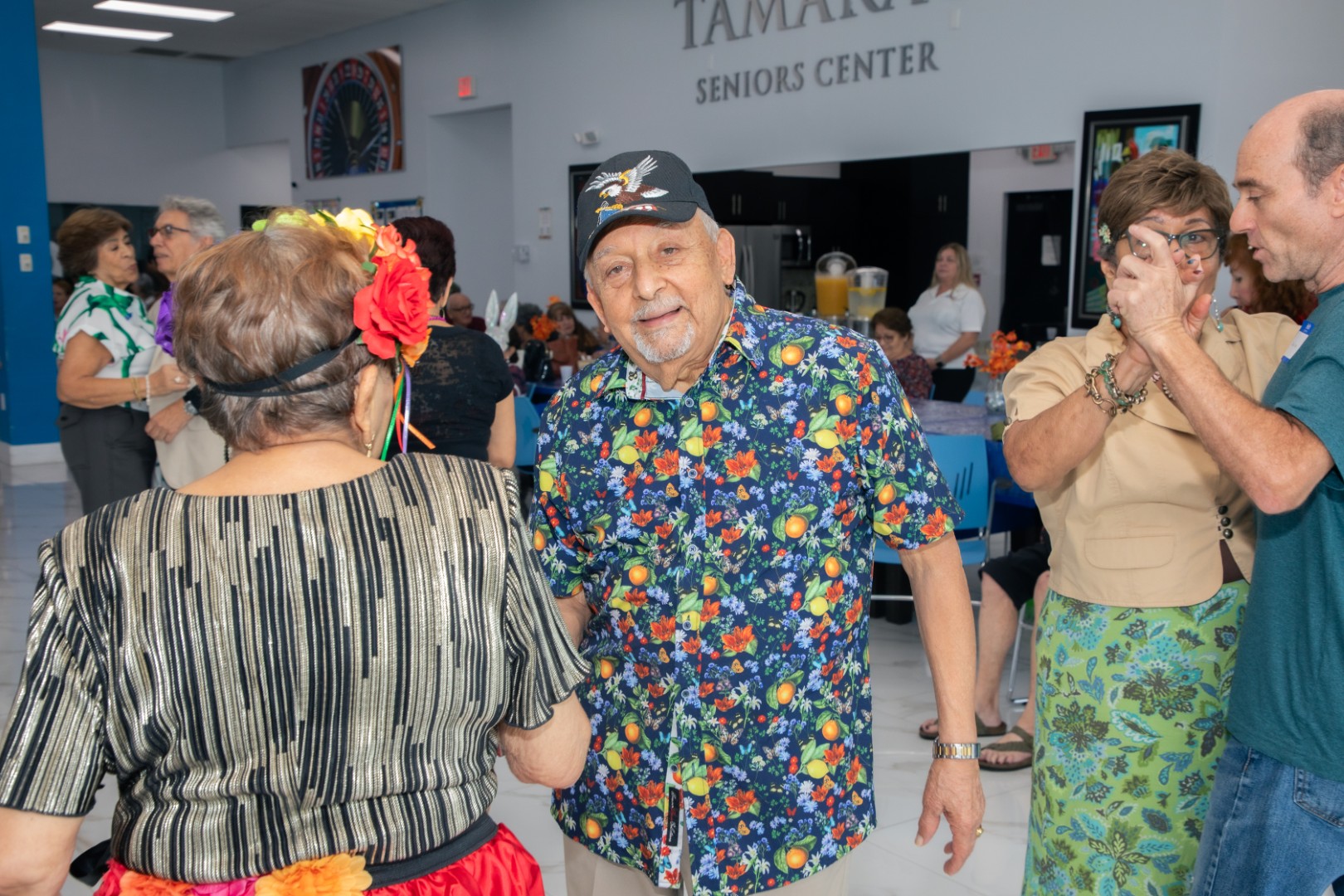 Social gathering at Tamarac Senior Center