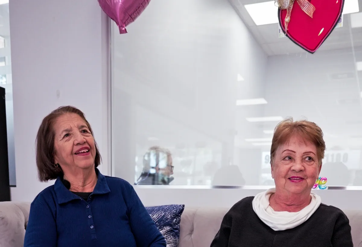 Members enjoying time together at the center