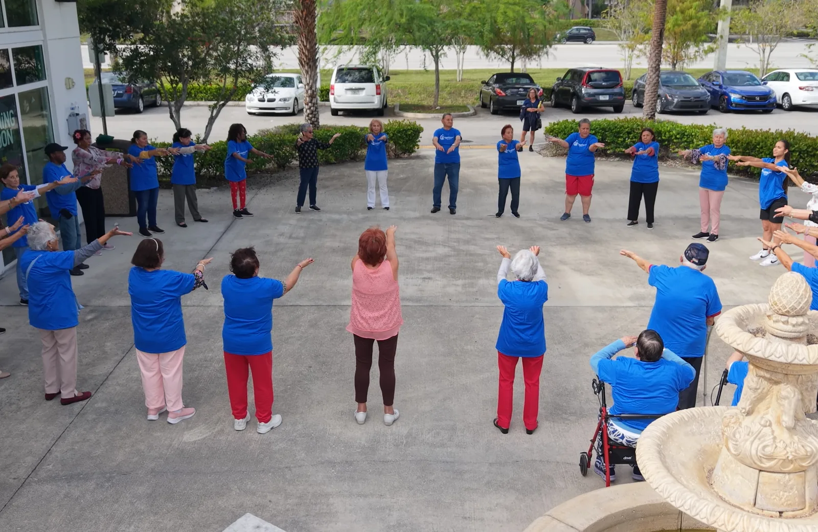 Members during a group activity